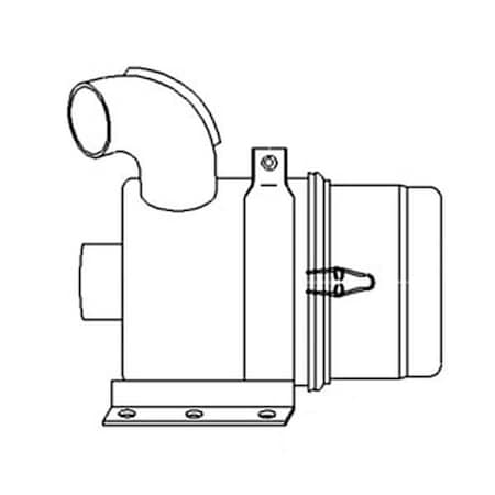 Aftermarket Air Cleaner Assembly (Oil) Fits Massey Ferguson Models 165 168 175 185 898390M1